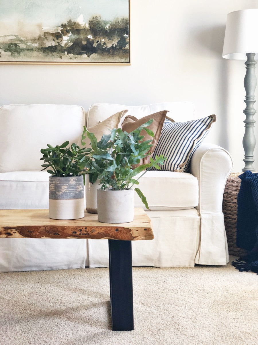 How I revamped our sunroom with a custom coffee table (that supported local and didn’t cost a fortune!)