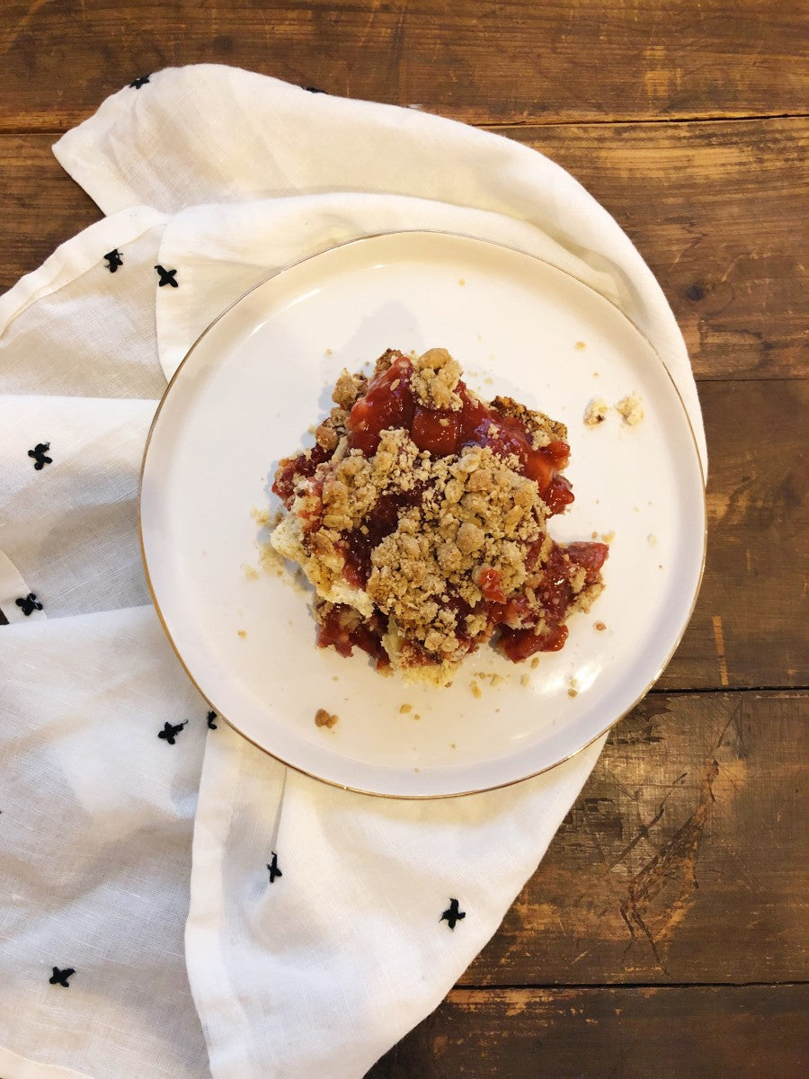 Strawberry Rhubarb Bars