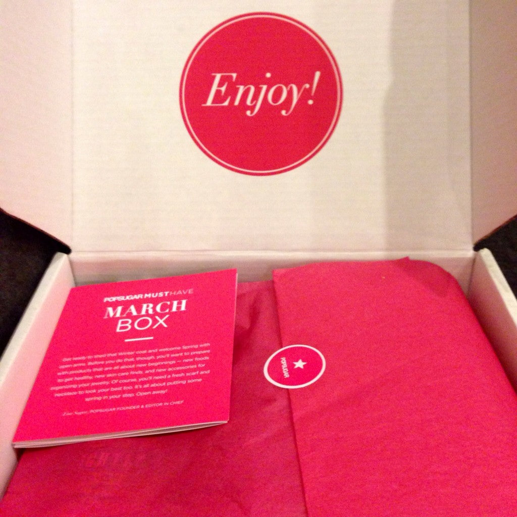 March 2014 POPSUGAR Must Have Box
