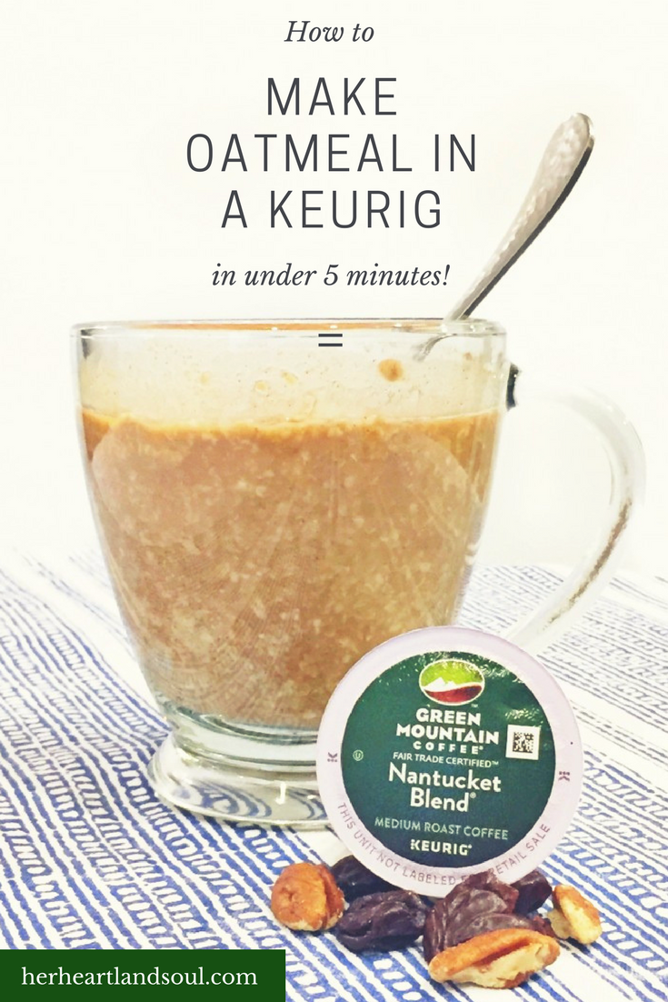 How to Make Coffee Oatmeal in a Keurig