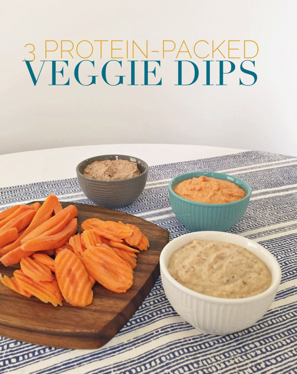 3 Protein-Packed Veggie Dips