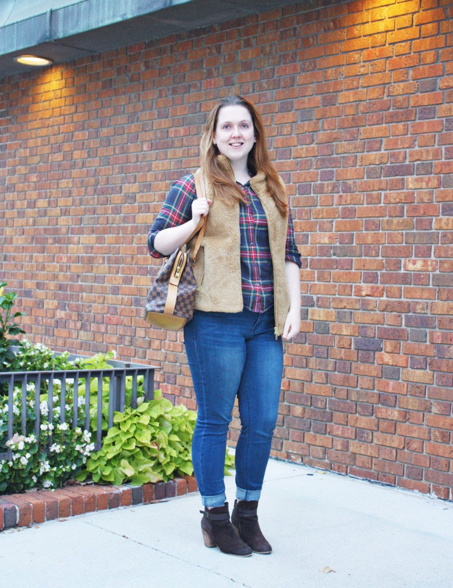 The Perfect Vest to Pair with Plaid
