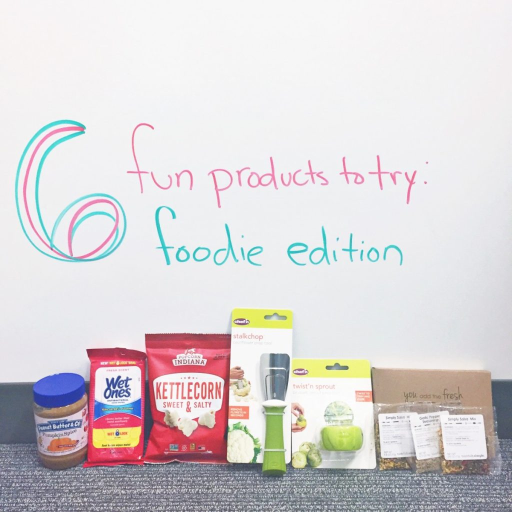 6 fun products to try: foodie edition