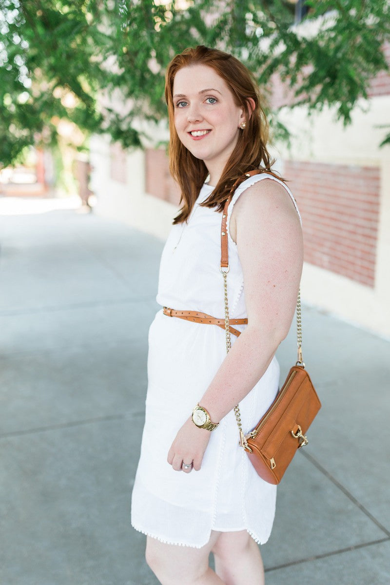 White Summer Shift Dress