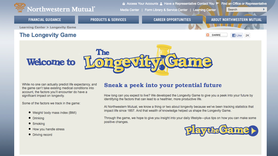 The Longevity Game