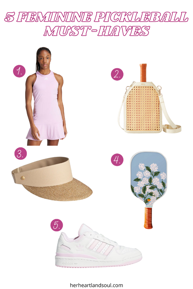 5 Feminine Pickleball Must-Haves Perfect for On and Off the Court
