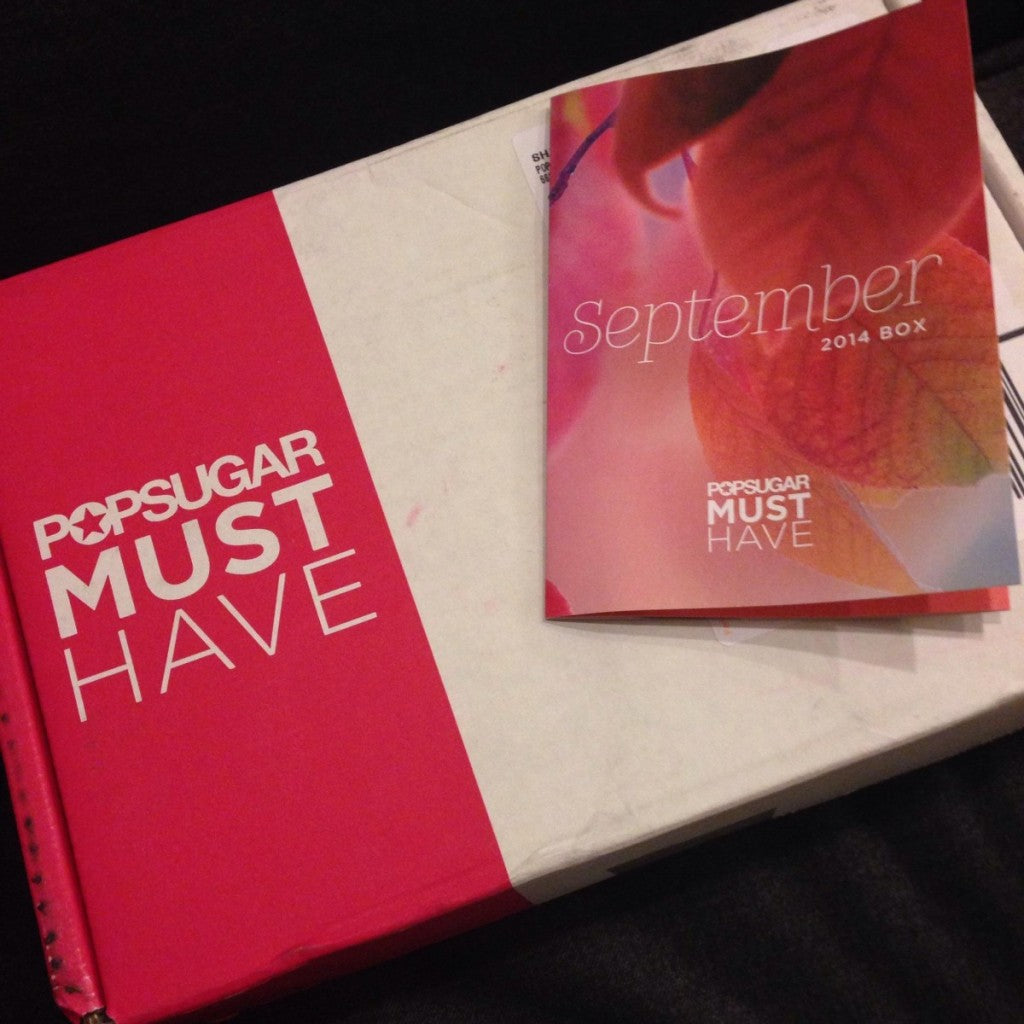 September 2014 POPSUGAR Must Have Box Review - Giveaway!
