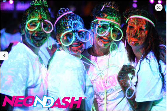 Getting ready for a glow-tastic run