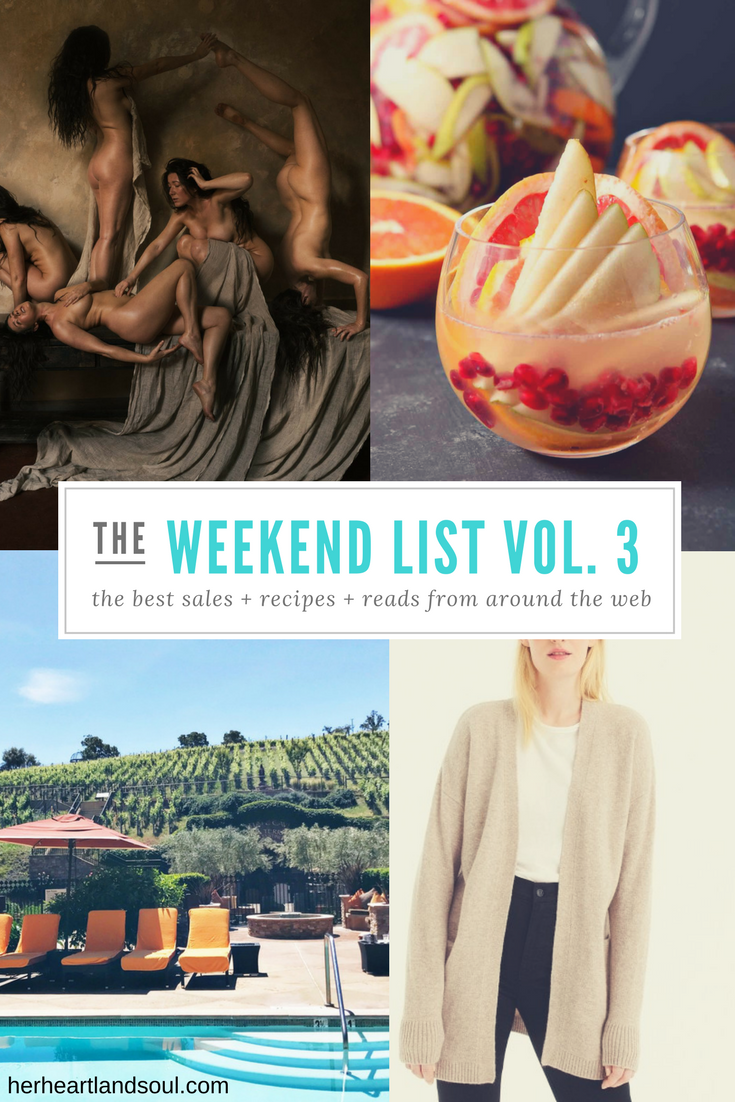 The Weekend List vol. 3