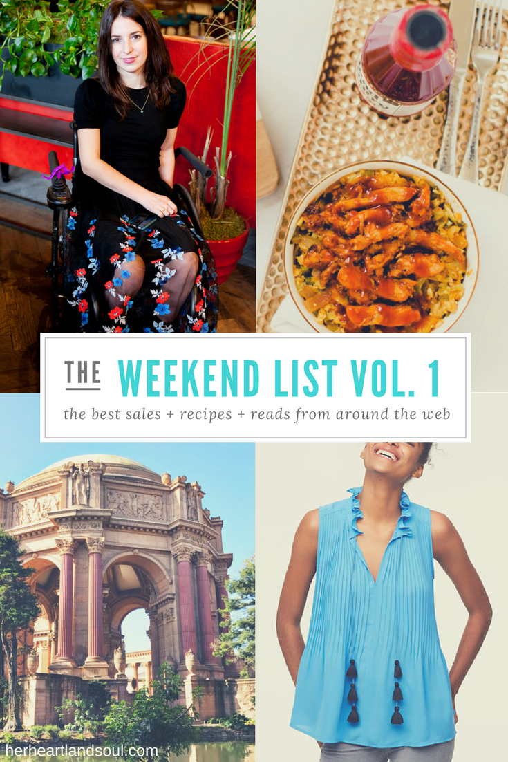 The Weekend List vol. 1
