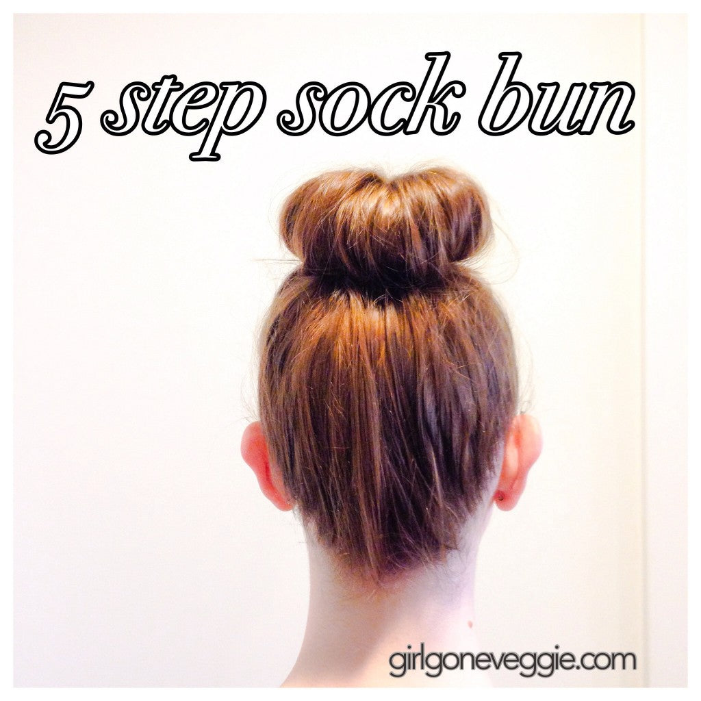 5 Step Sock Bun