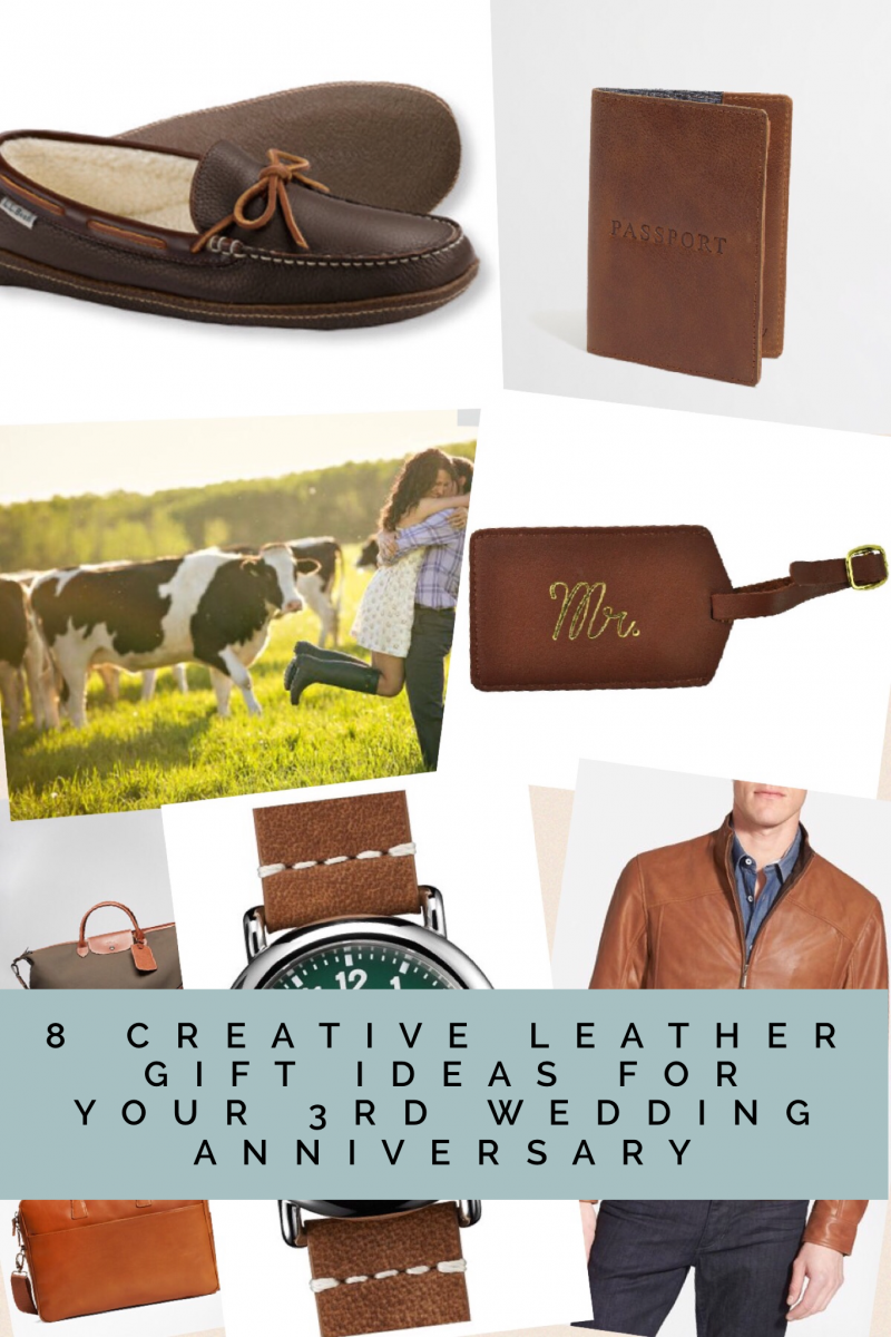 8 Creative Leather Gift Ideas for your 3rd Wedding Anniversary