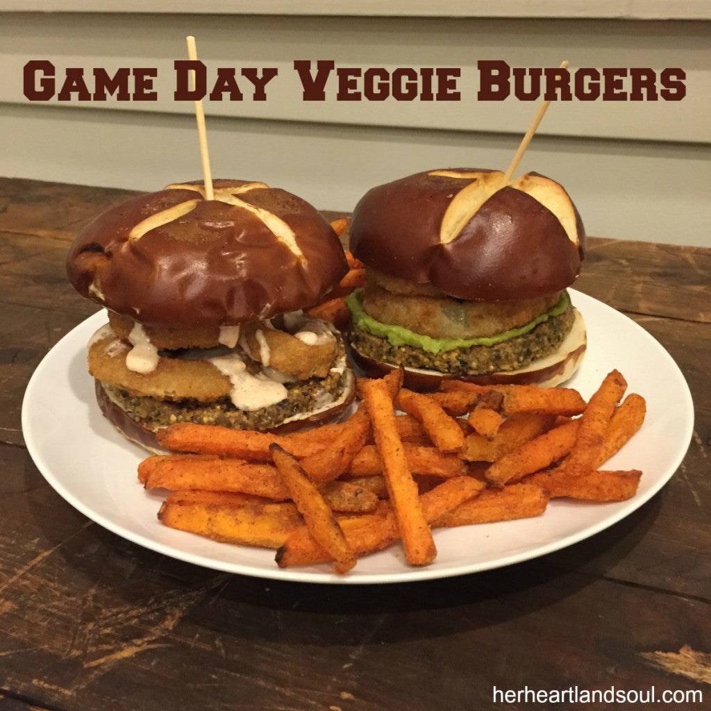 Game Day Veggie Burgers