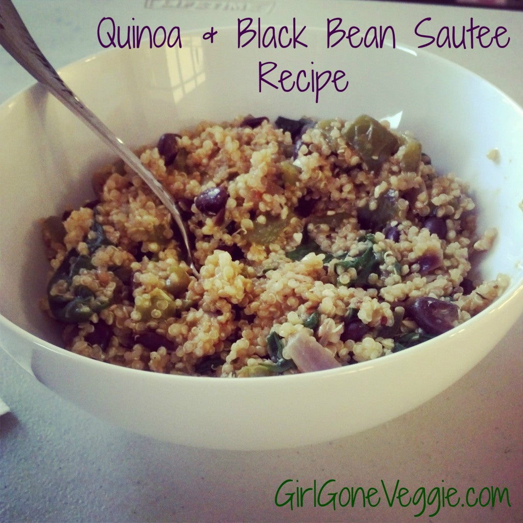 Quinoa and Black Bean Sautee Recipe