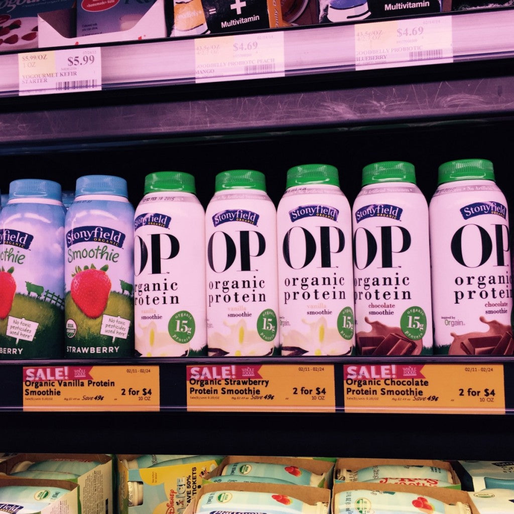 Spotted: Stonyfield OP Smoothies