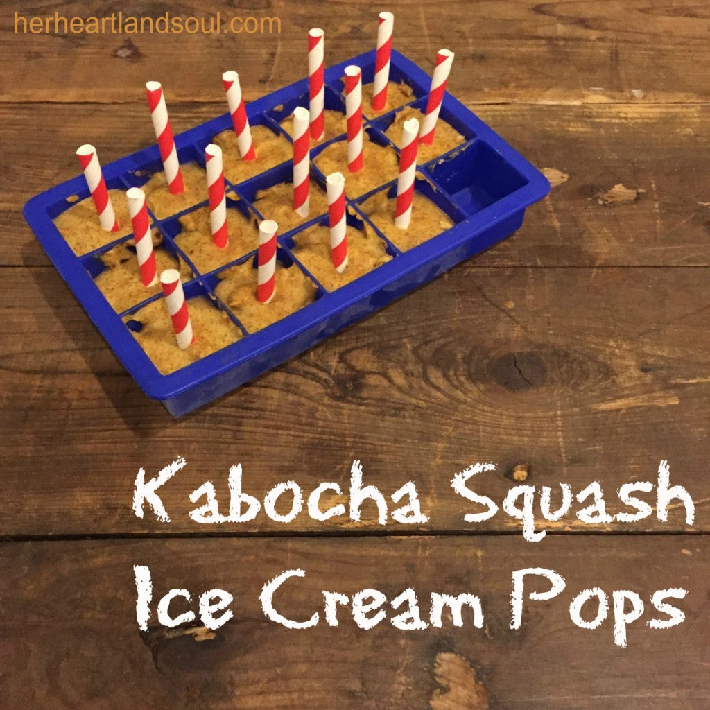 Kabocha Squash Ice Cream Pops