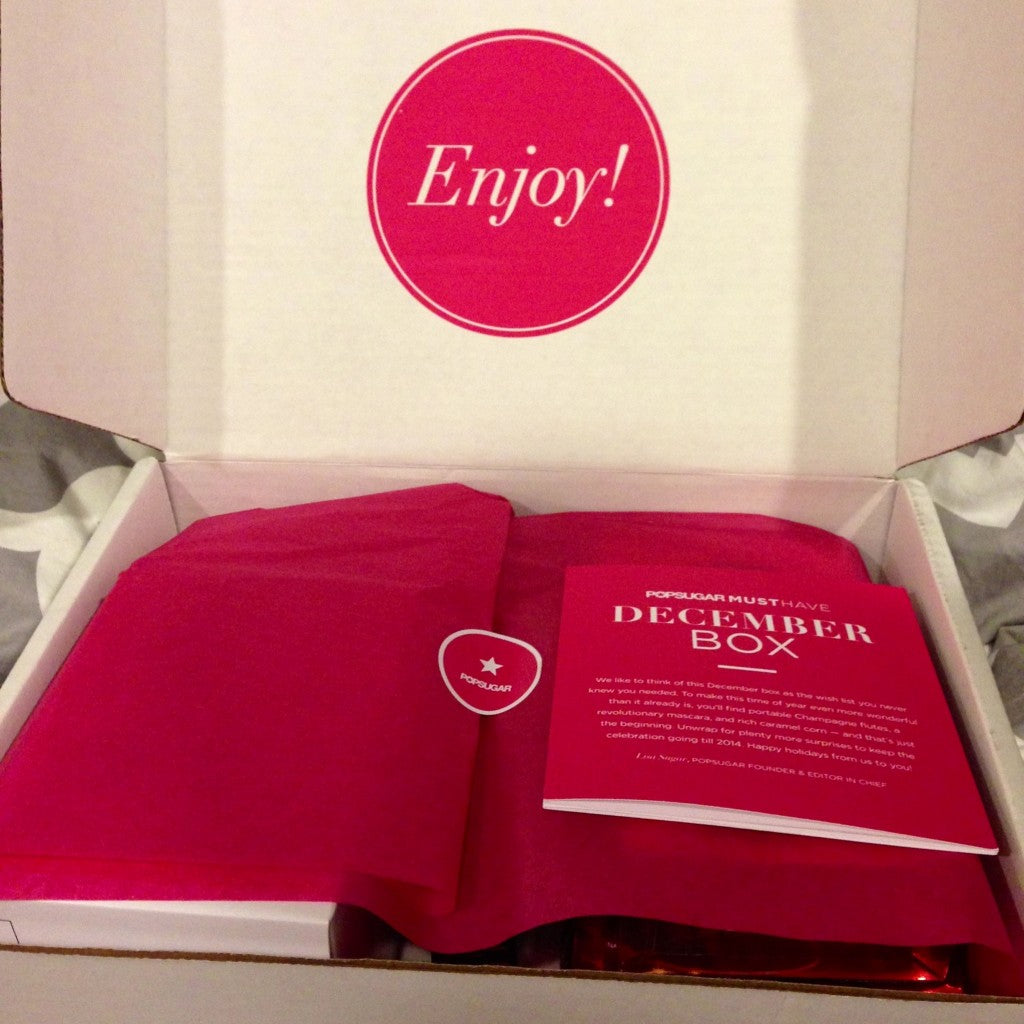 December 2013 PopSugar Must Have Box Review