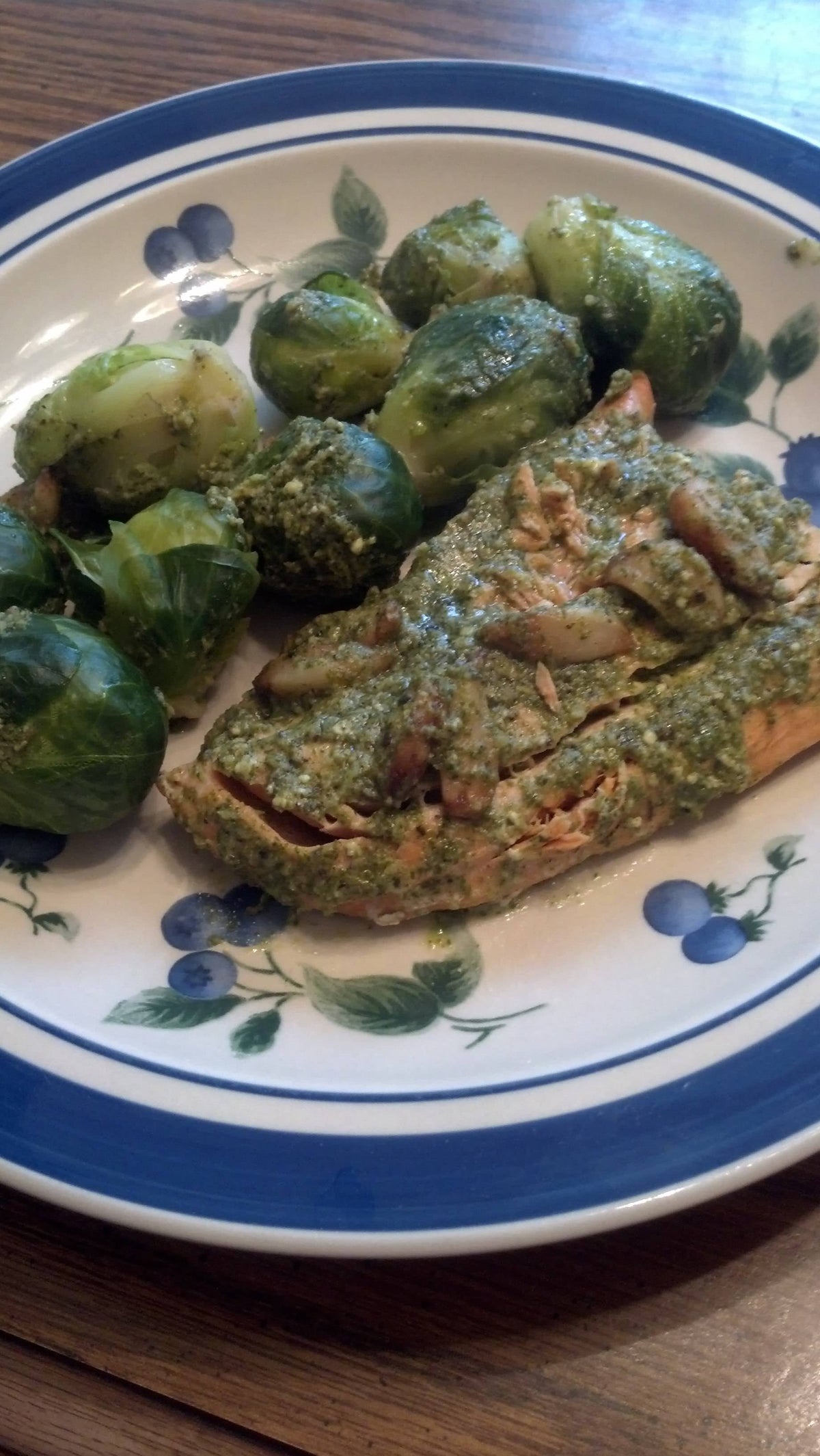 Pesto Garlic Salmon