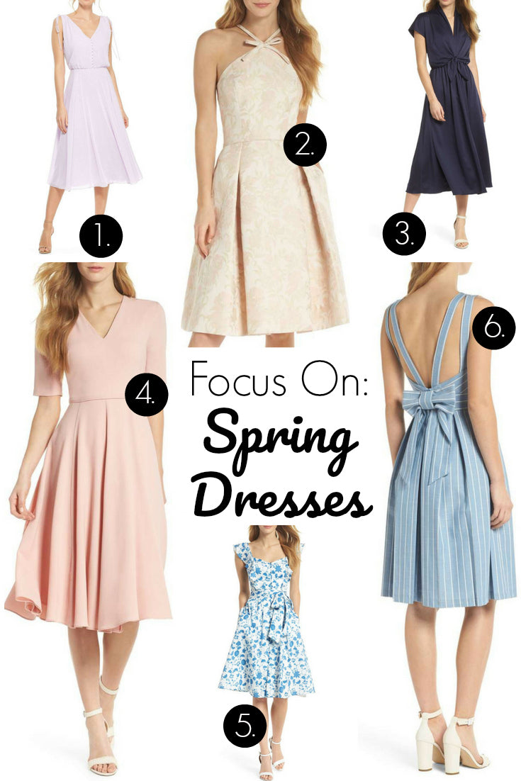 Spring dresses from the Gal Meets Glam Collection