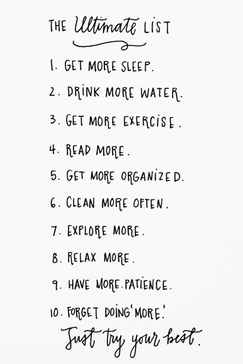 The Ultimate List for 2016