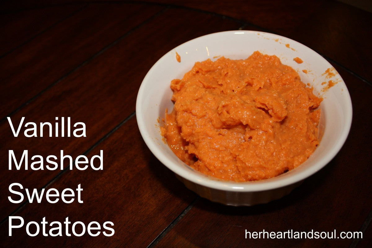 Vanilla Mashed Sweet Potatoes Recipe