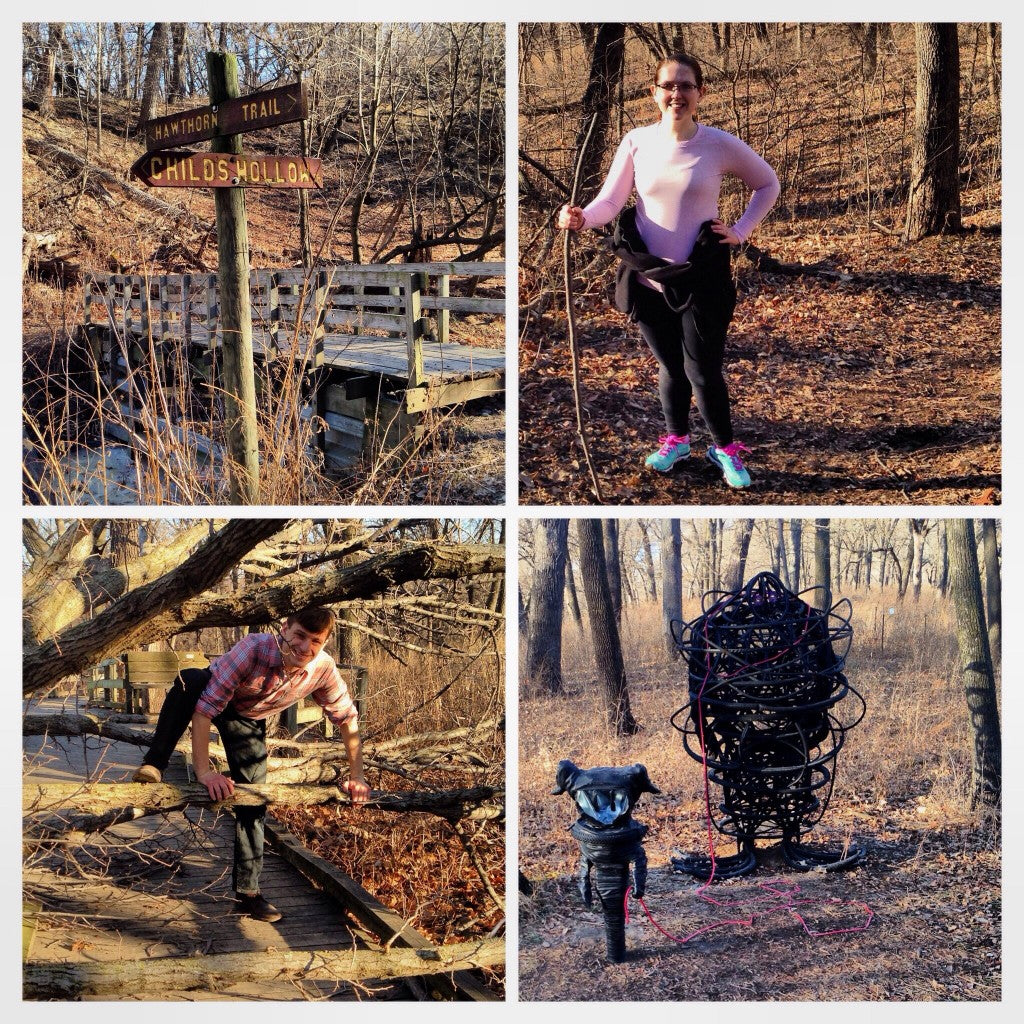 Hiking in Fontenelle Forest