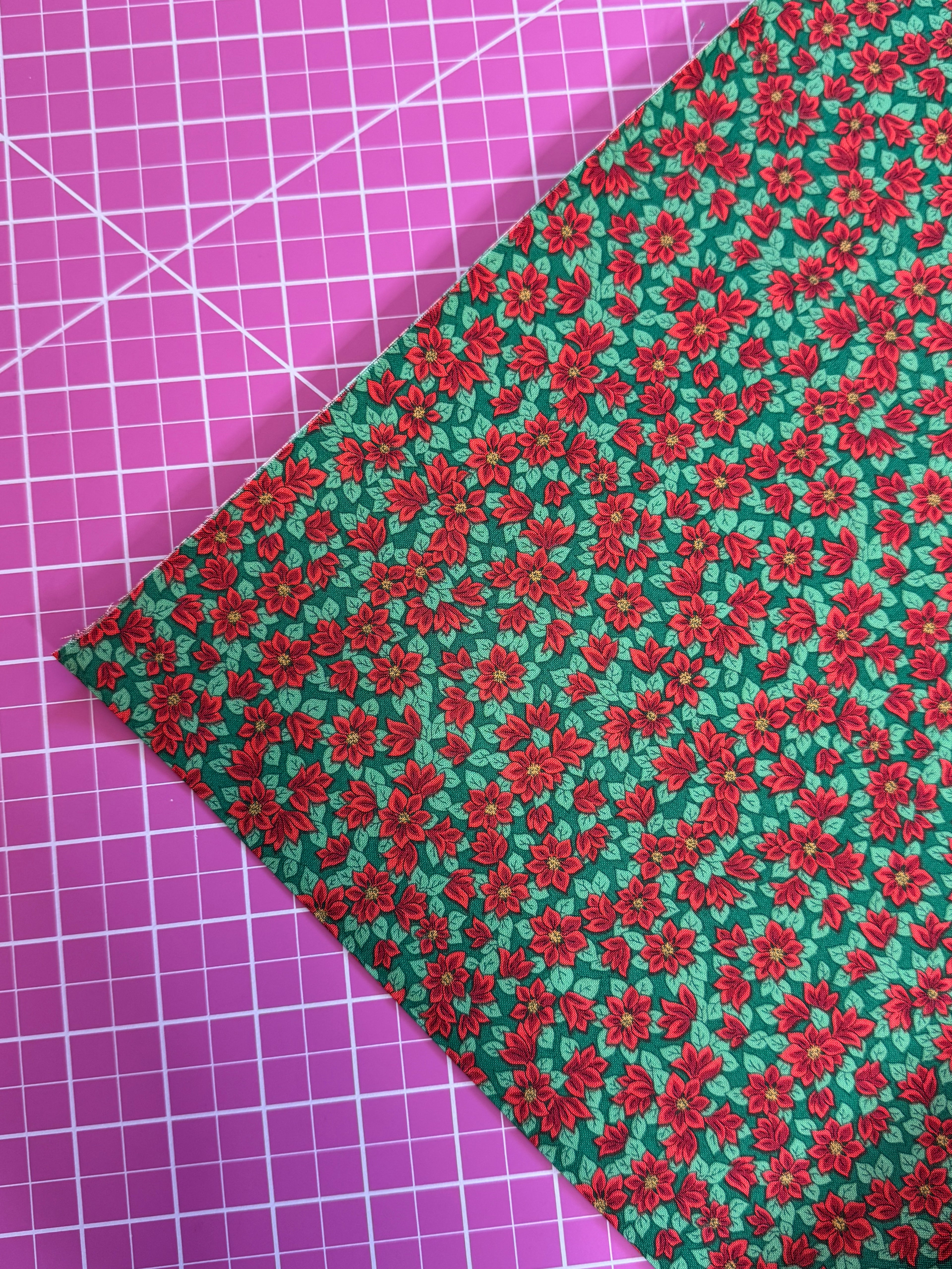 "Holly Jolly" Liberty of London Cotton Fabric – 3 Fat Quarter Yard Pack | Free Shipping