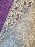 Purple Reign Needlepoint finishing fabric fat pack