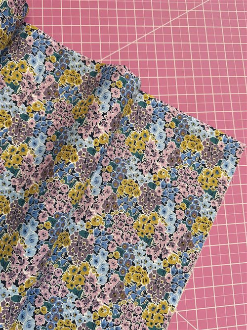 "Golden Hour" Liberty of London Cotton Fabric – 3 Fat Quarter Yard Pack | Free Shipping