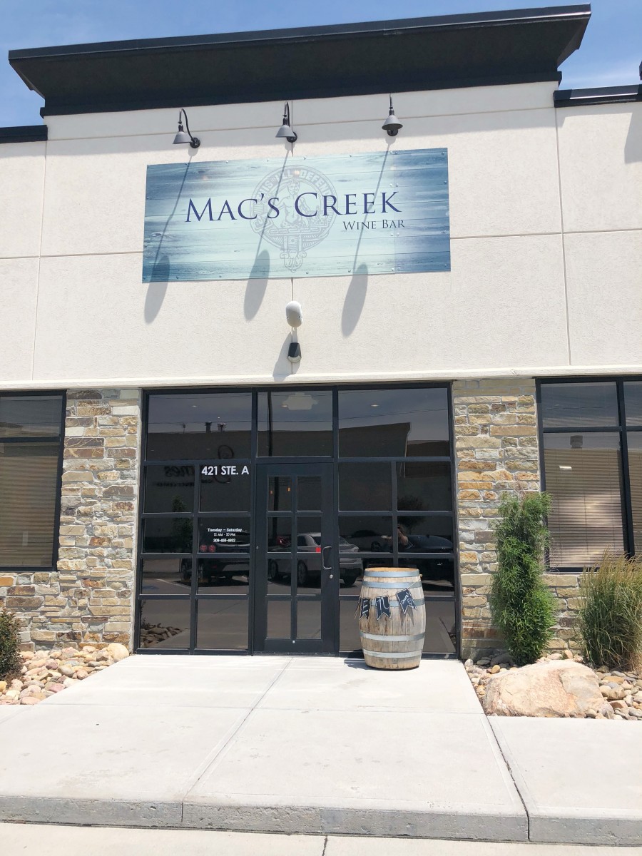 Mac's Creek Wine Bar Kearney Nebraska Her Heartland Soul