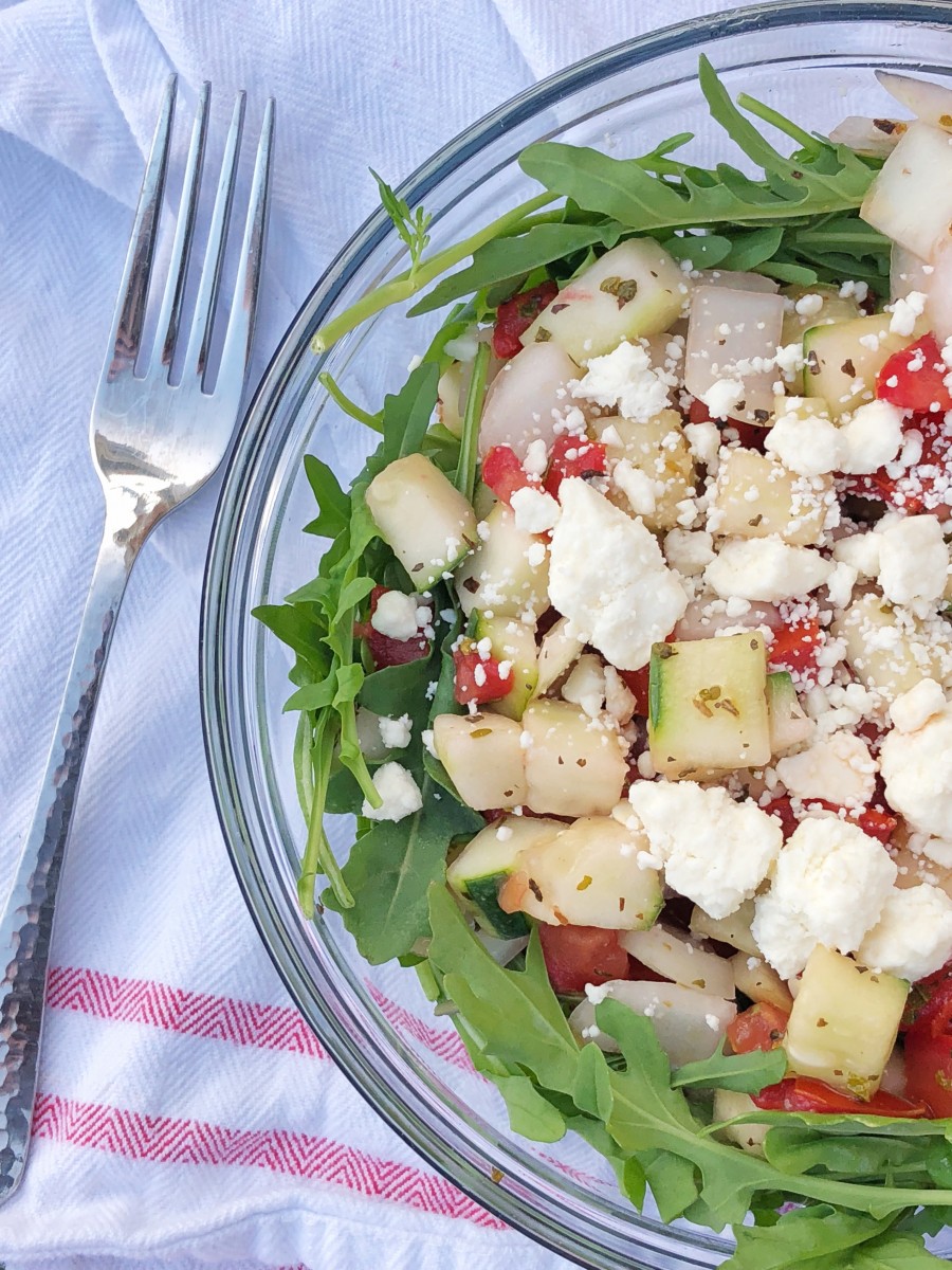 Simple cucumber salad recipe - Her Heartland Soul