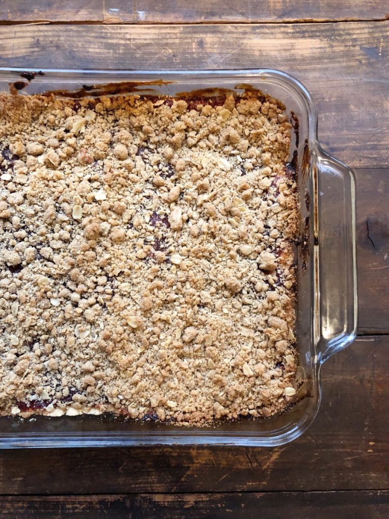 Strawberry Rhubarb Bars - Her Heartland Soul