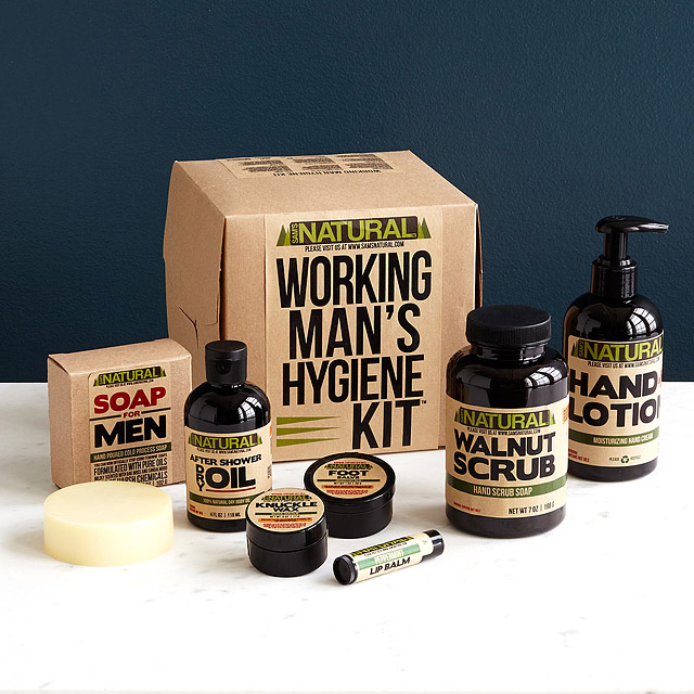 Hard Working Man's Hygiene Kit 14 Creative Valentine's Day Ideas for Him - Her Heartland Soul