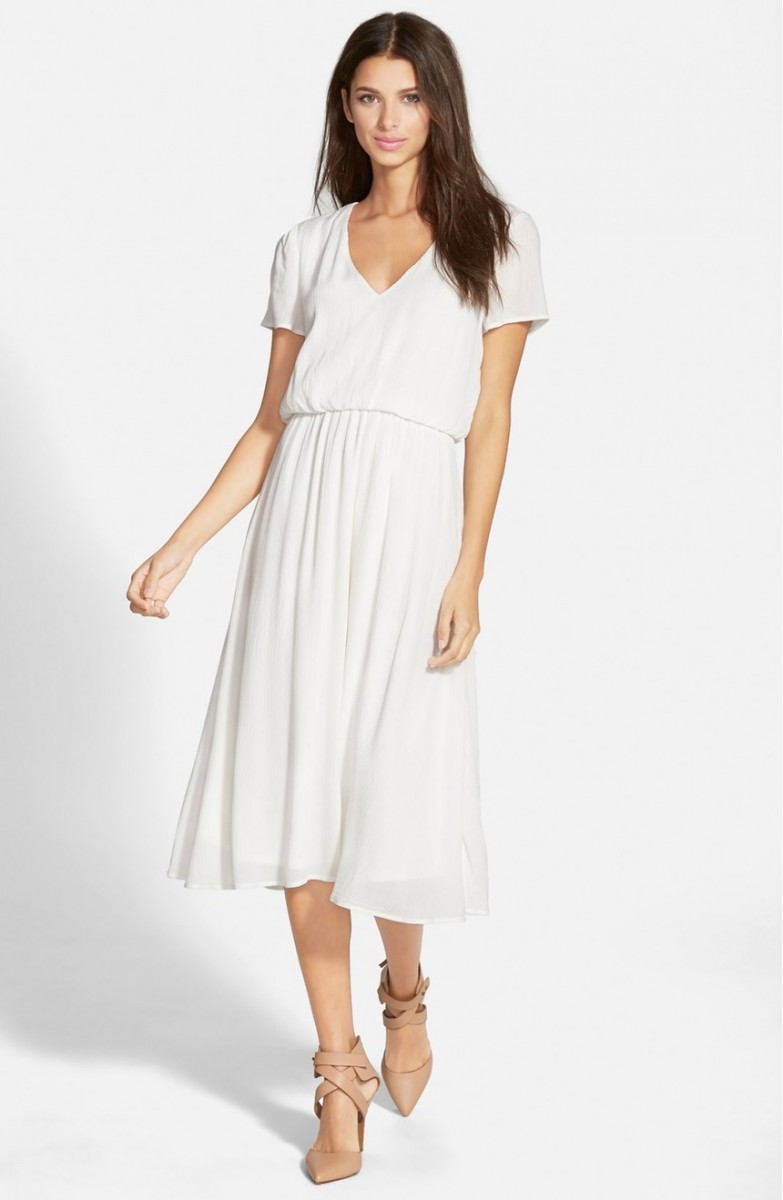 Wayf Blouson Midi Dress Her Heartland Soul