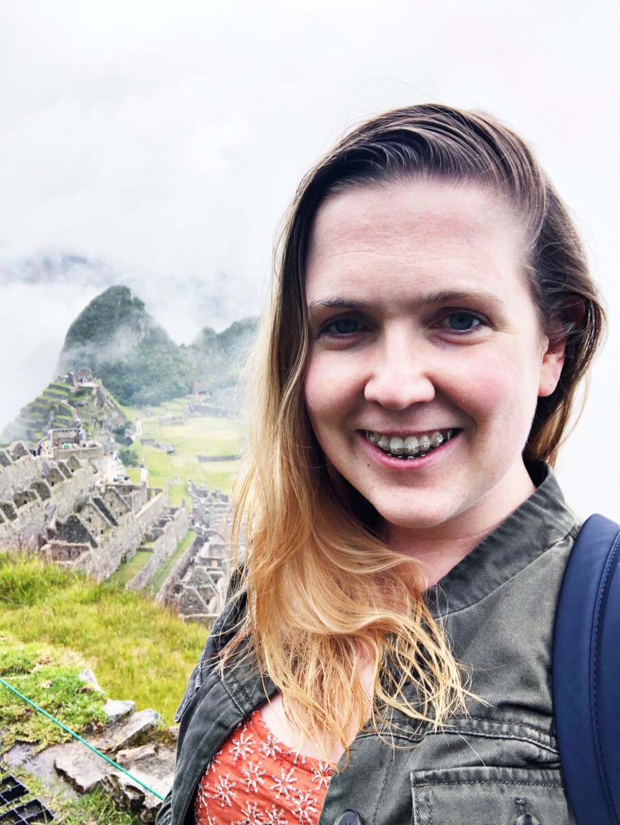 Standing on top of Machu Picchu Her Heartland Soul