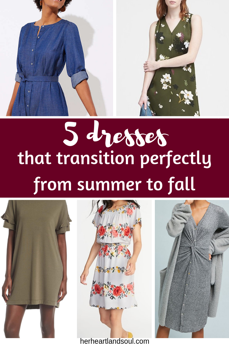 5 dresses that transition perfectly from summer to fall - Her Heartland ...