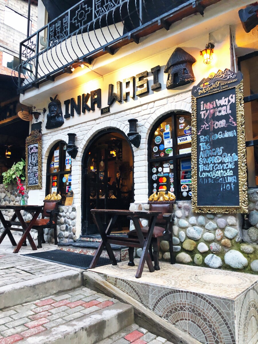 Aguas Calientes Restaurant Machu Picchu Peru Her Heartland Soul