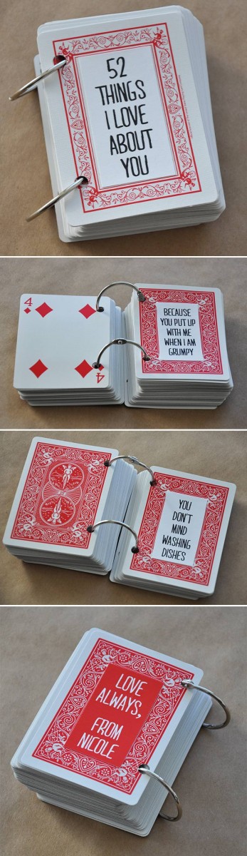 52 things I love about you cards 14 Creative Valentine's Day Ideas for Him - Her Heartland Soul