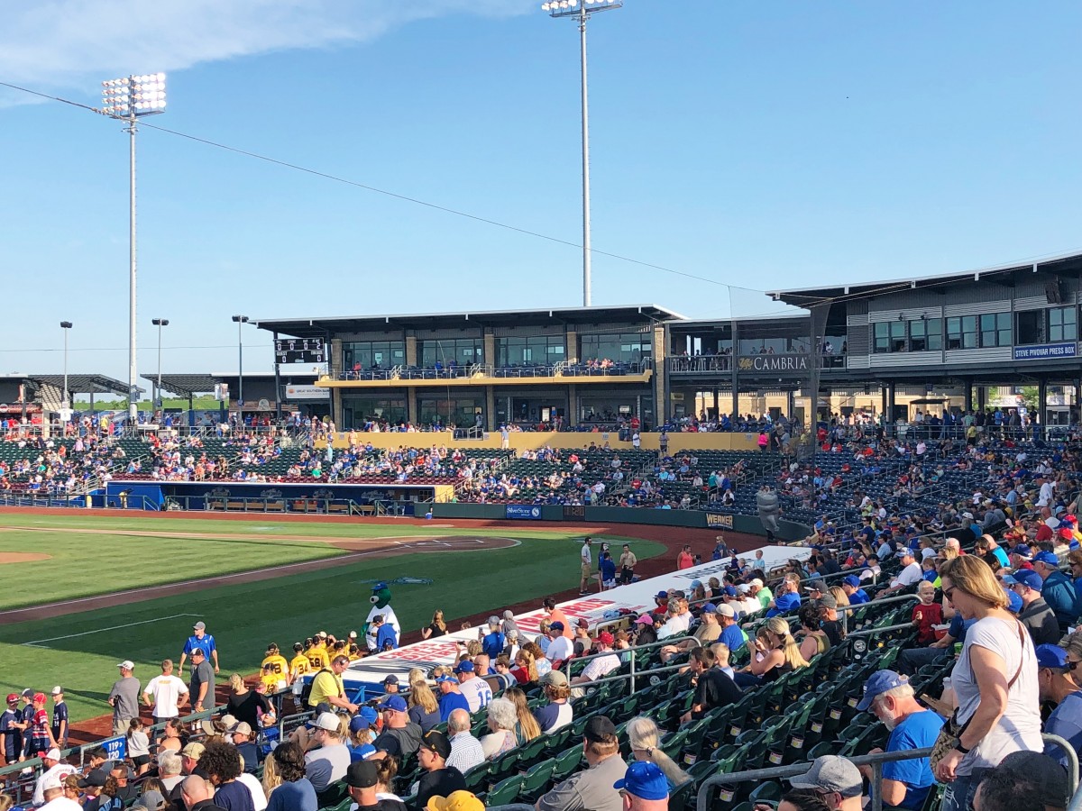 Summer date night at an Omaha Storm Chasers baseball game