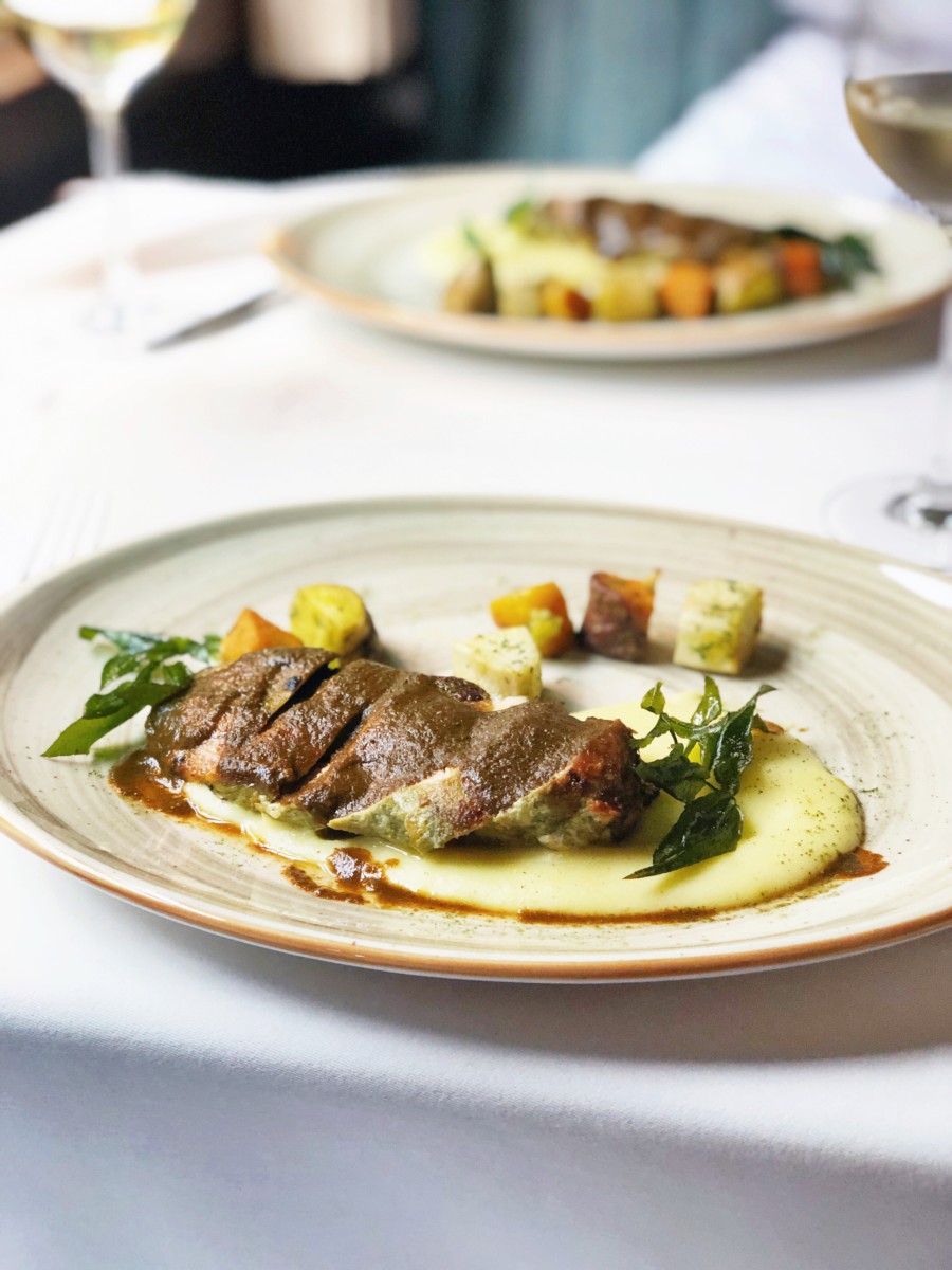 Dinner aboard Sacred Valley train from Machu Picchu