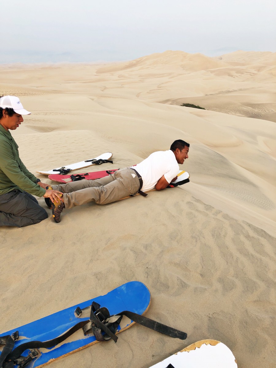 Sandboarding Hotel Paracas Venturia Desert Adventure Peru - Her Heartland Soul