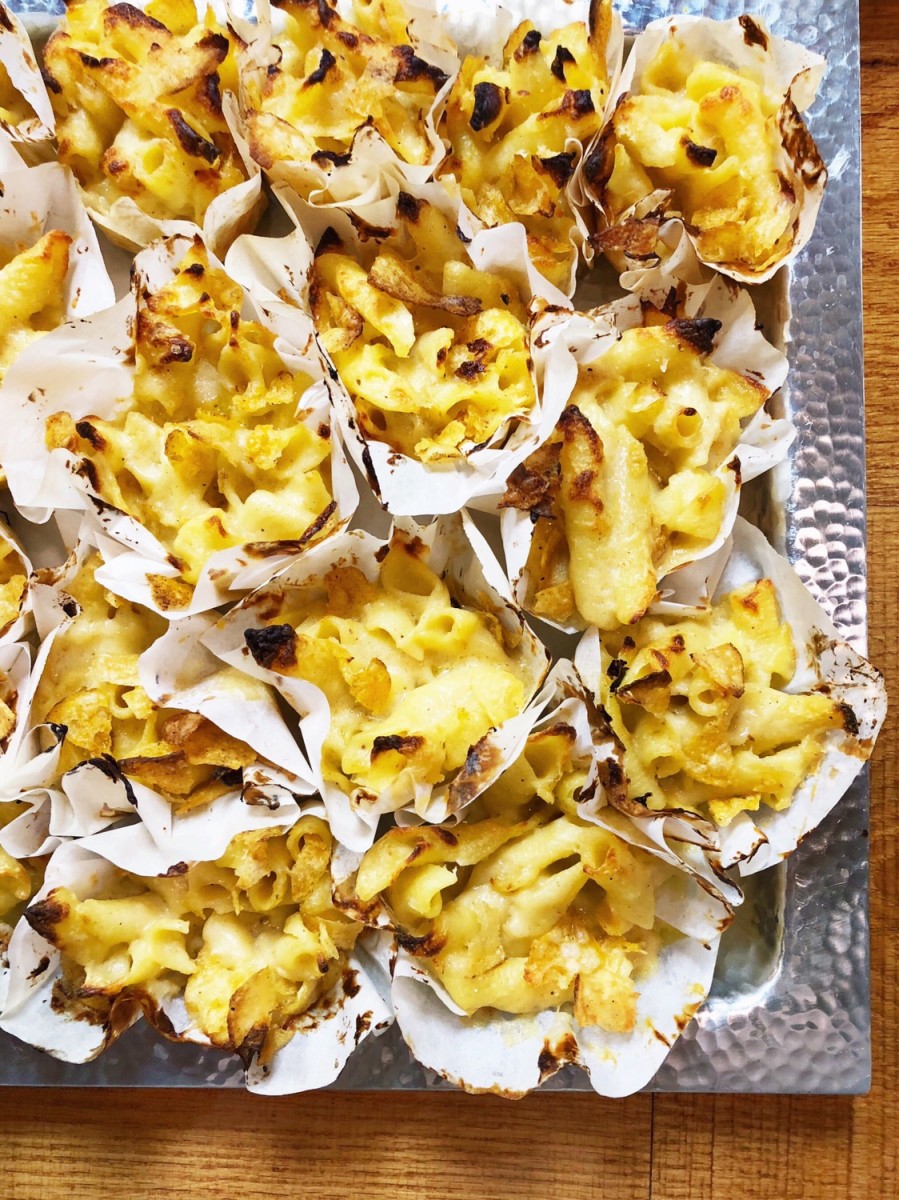 Potato chip crusted mac and cheese bites - Her Heartland Soul