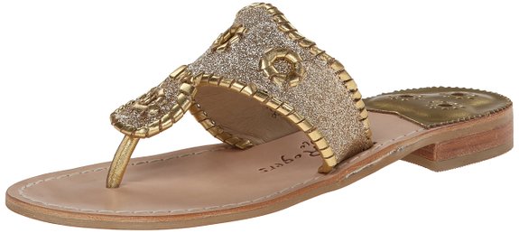 gold sparkly sandals