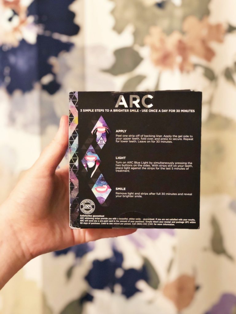 ARC Teeth whitening strips instructions - Her Heartland Soul