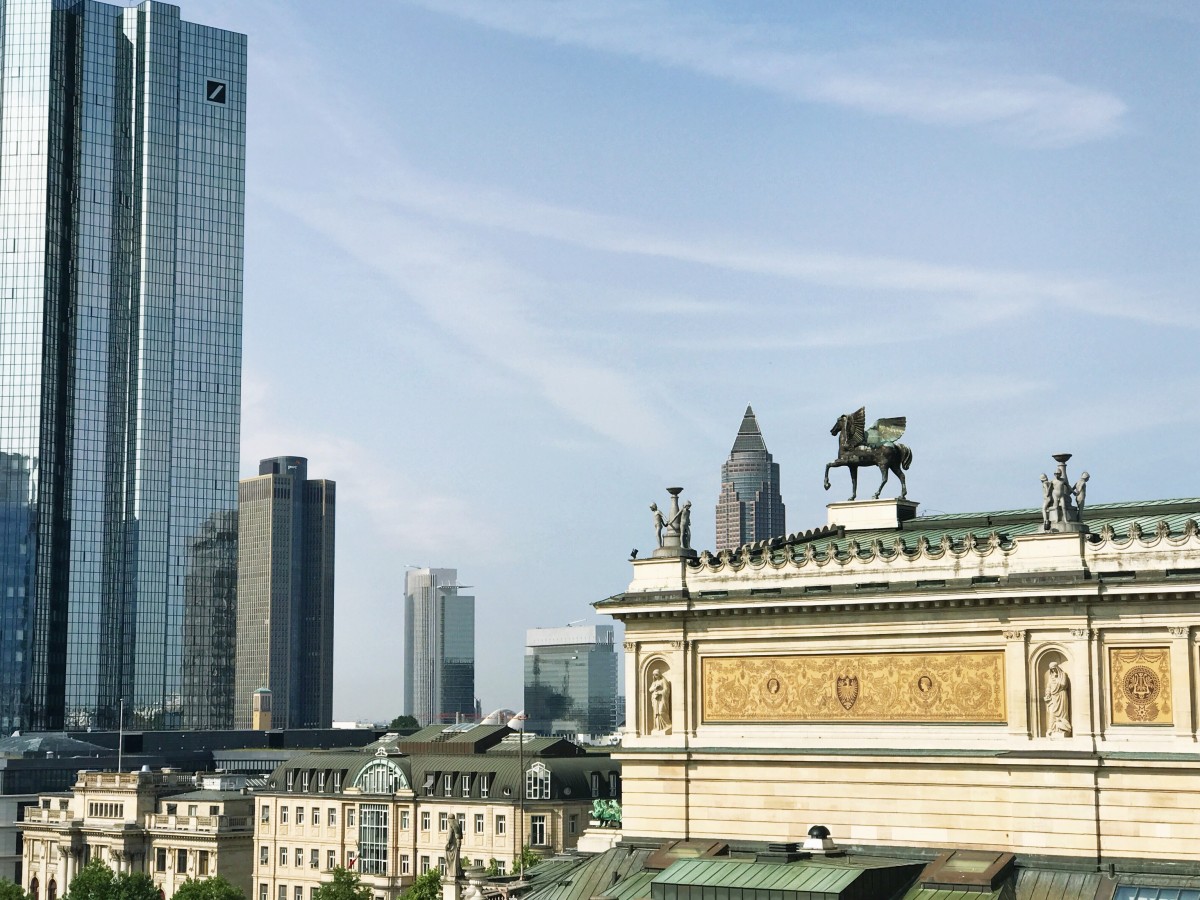 Downtown Frankfurt A City of Contrasts - Frankfurt Germany - Her Heartland Soul