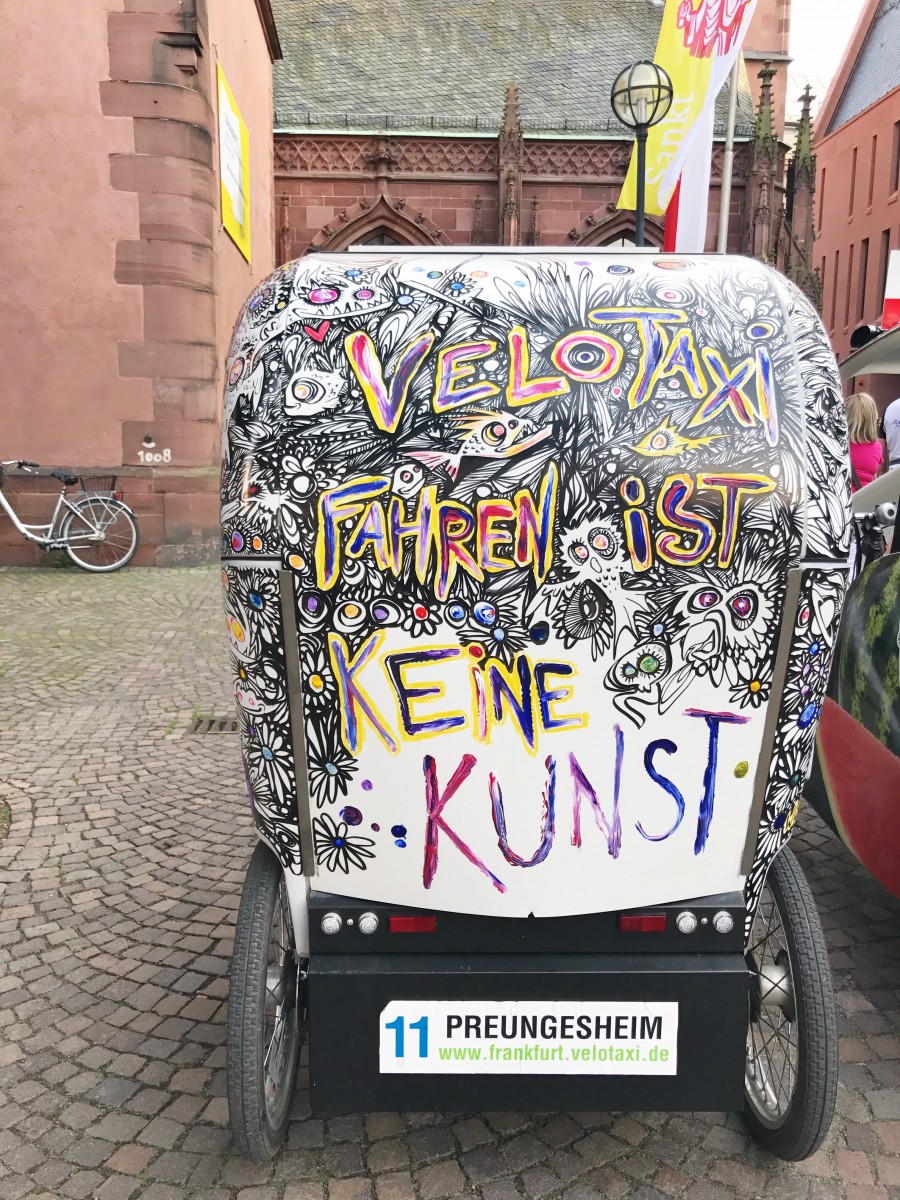 Frankfurt pedicab tour - Frankfurt Germany - Her Heartland Soul