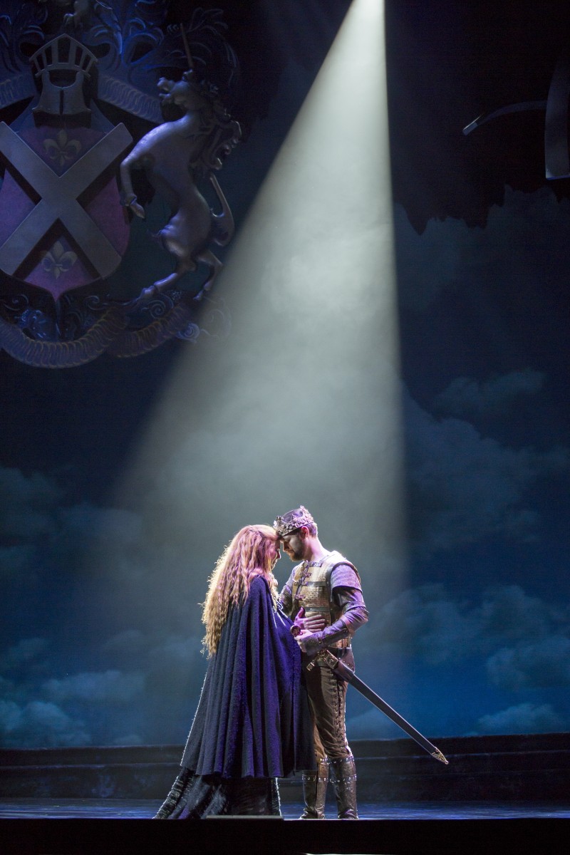 CAMELOT 16 - Mary McNulty and Adam Grabau as Guenever and Arthur (Photo by Scott Suchman 2014)