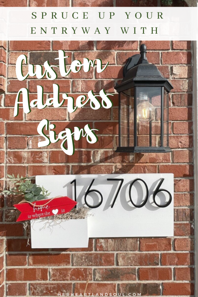 Spruce up your entryway with Custom Address Signs from Entry Envy