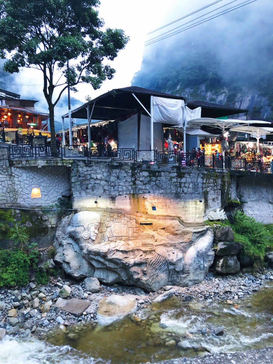 Aguas Calientes Stand Field Machu Picchu Peru Her Heartland Soul