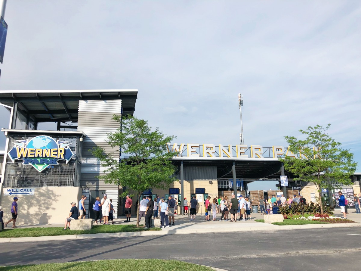 Summer date night at an Omaha Storm Chasers baseball game